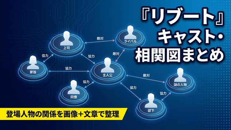 『リブート』キャスト・相関図まとめ
