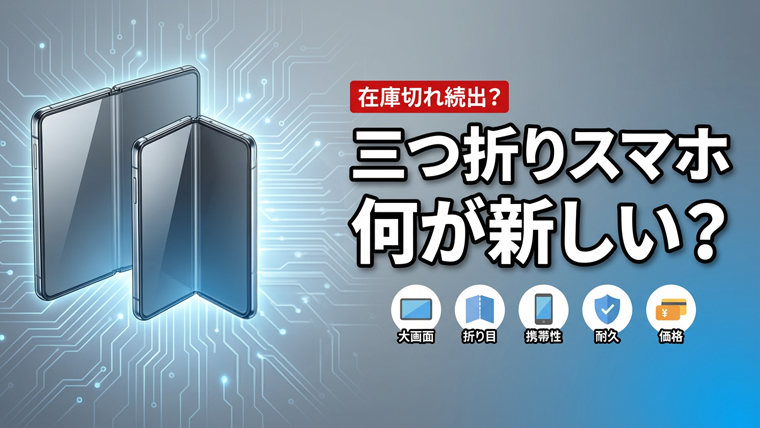 Galaxy Z TriFoldが在庫切れ