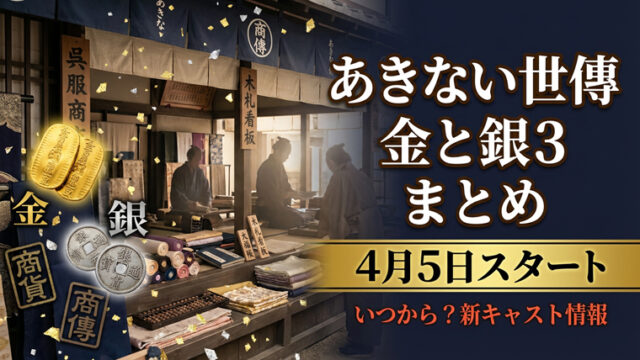 あきない世傳 金と銀3 まとめ